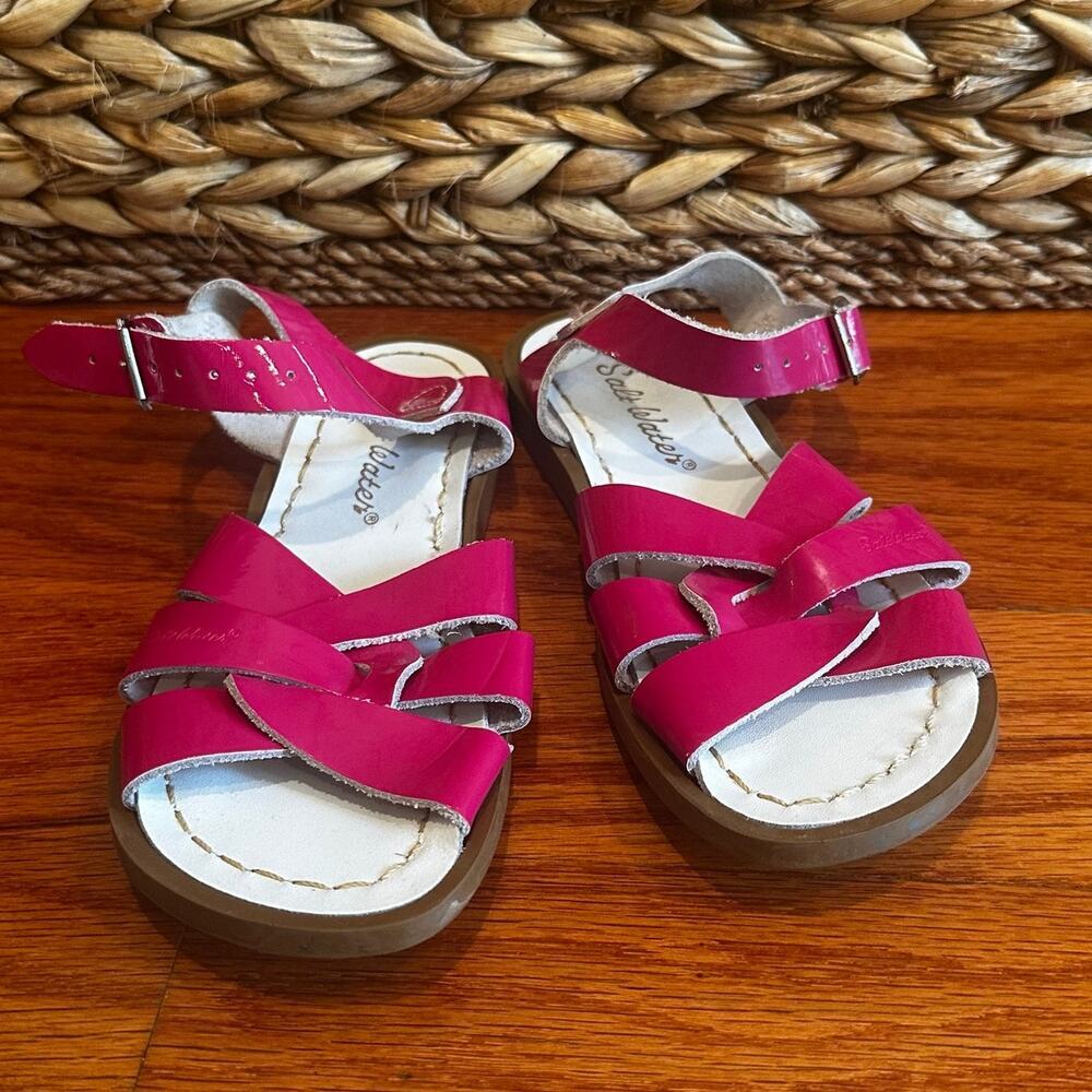 Salt Water Sandals sz 12 Pink Saltwater Sandals Fisherman Sandals